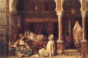 Jean-Baptiste Huysmans The Fortuneteller oil painting reproduction